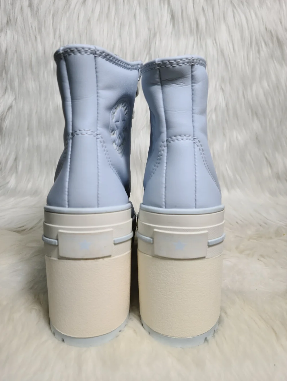 Converse Chuck Taylor All Star De Luxe Heel Blue Women 7 / Unisex 5 NEW - Picture 4 of 8